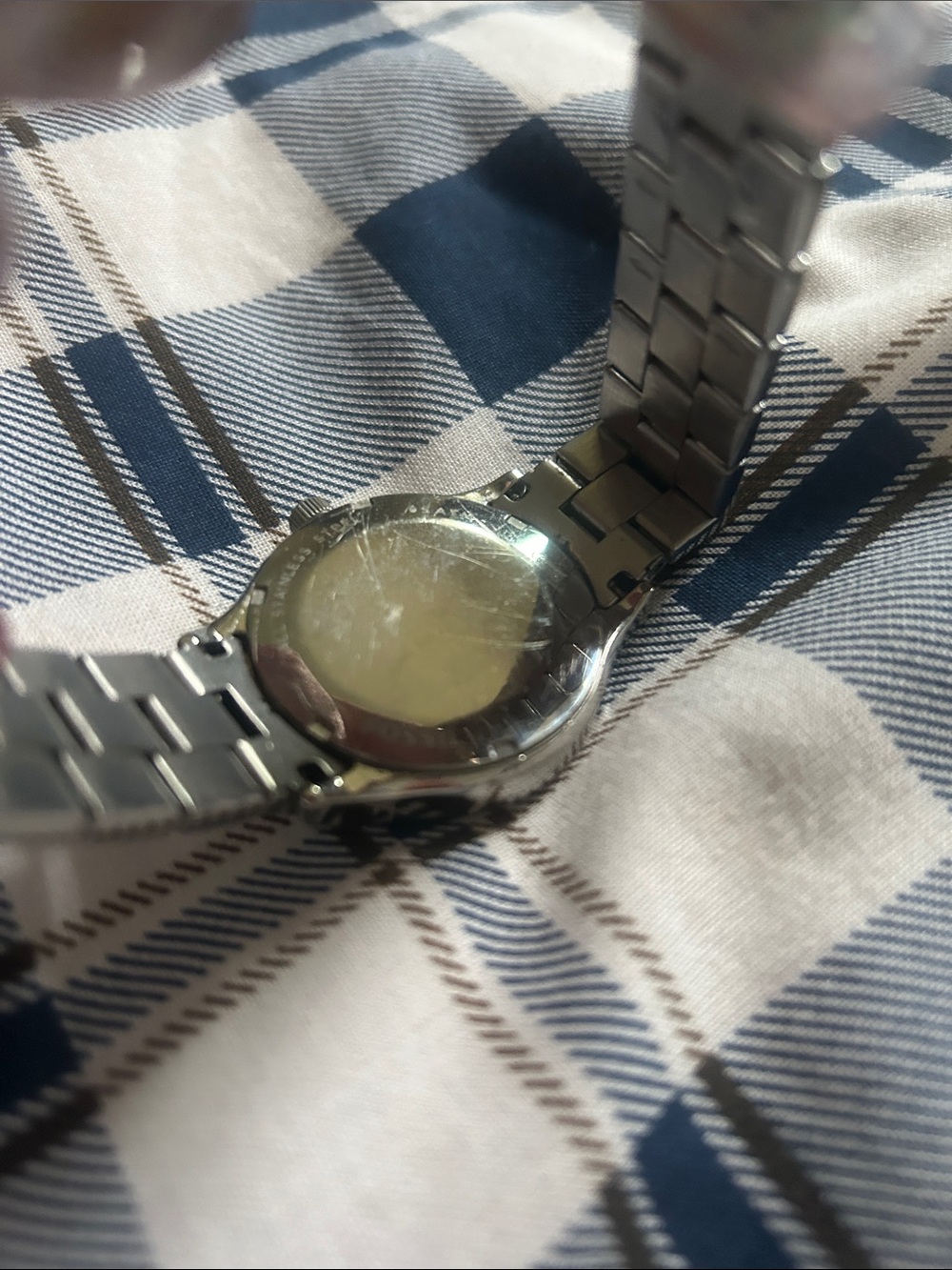 Fossil Silver Tone Chronograph Bracelet Watch - Silver Dial - Picture 4 of 5